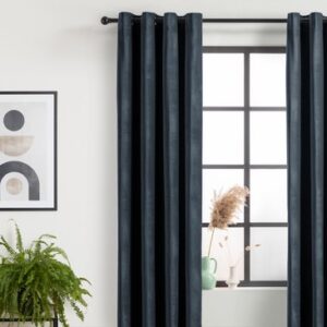 Lifa Living - Fluwelen Gordijnen - 150 x 250 cm - Donker Grijs - Verduisterend