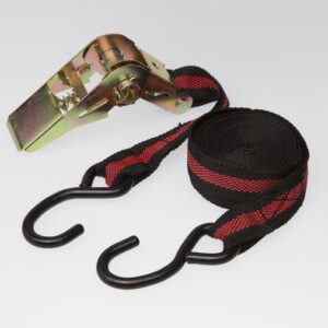 Spanband 5 meter incl. ratel en haken - transportband GS/TUVv