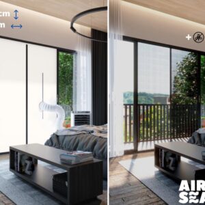 Deurafdichtingskit Mobiele Airco - Met Hor - 201,5 x 90 CM