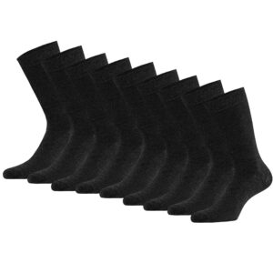 Apollo Sokken Basic Bamboo Antraciet Melange 9-pack-35/38