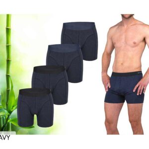 4-Pack Bamboe Boxers-Navy-XXL XXL Navy