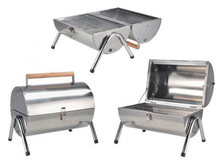 RVS Houtskool Barbecue - Gemakkelijk mee te nemen