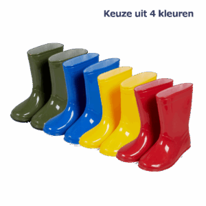 XQ Kinder Regenlaarzen Turqoise -28