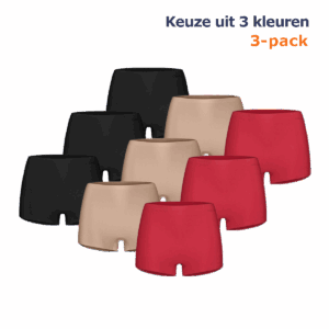 Ten Cate Secrets Short 3-pack Rood-L