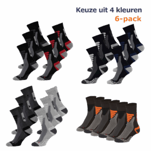 Xtreme Wandelsokken 6-pack Multi Blue-42/45