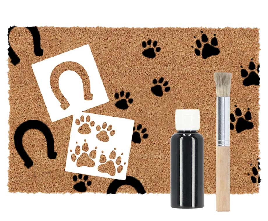 Paint It Yourself Deurmat Dierensporen