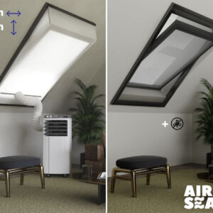 Raamafdichtingskit Mobiele Airco - Met Hor - 114 x 160 cm Velux SK10