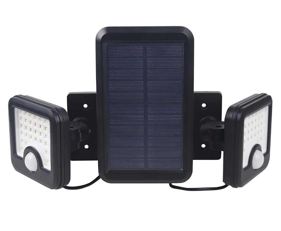 Dubbele Solar Hoeklamp Met Sensor