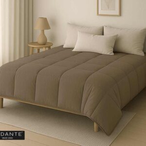 Zydante Easy Dekbed Stonewash Premium Laurel Oak 240x200 240 x 200 cm Laurel Oak (Taupe)