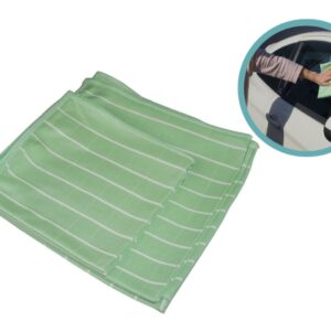 Aqua Laser Bamboe Glasdoeken Set - 6-delig - Microvezel - Groen