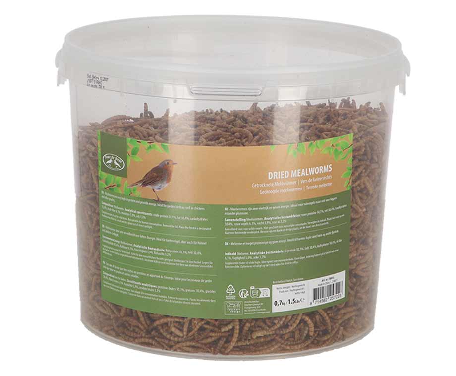 Gedroogde Meelwormen 0,7 kg Vogelvoer