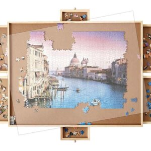 Houten Puzzeltafel 1.000 stukjes | 74,2 x 54,5 x 4 cm