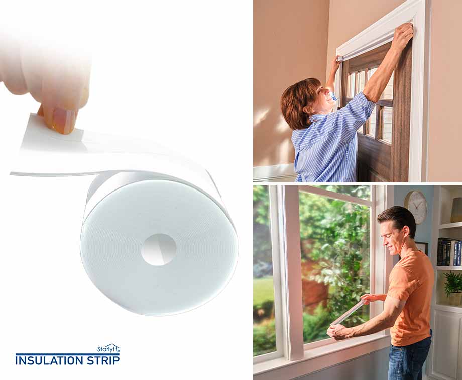 1+1 GRATIS | Isolatie Anti-Tochtstrip 5 Meter Voor Ramen En Deuren 1 Stuk