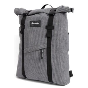 Norländer Rugzak Vintage Ribbel backpack 28L - Grijs - Corduroy