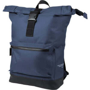 Nörlander Simply Green fiets rugzak 20L - Rolltop Rugzak - Duurzaam rPET - Blauw