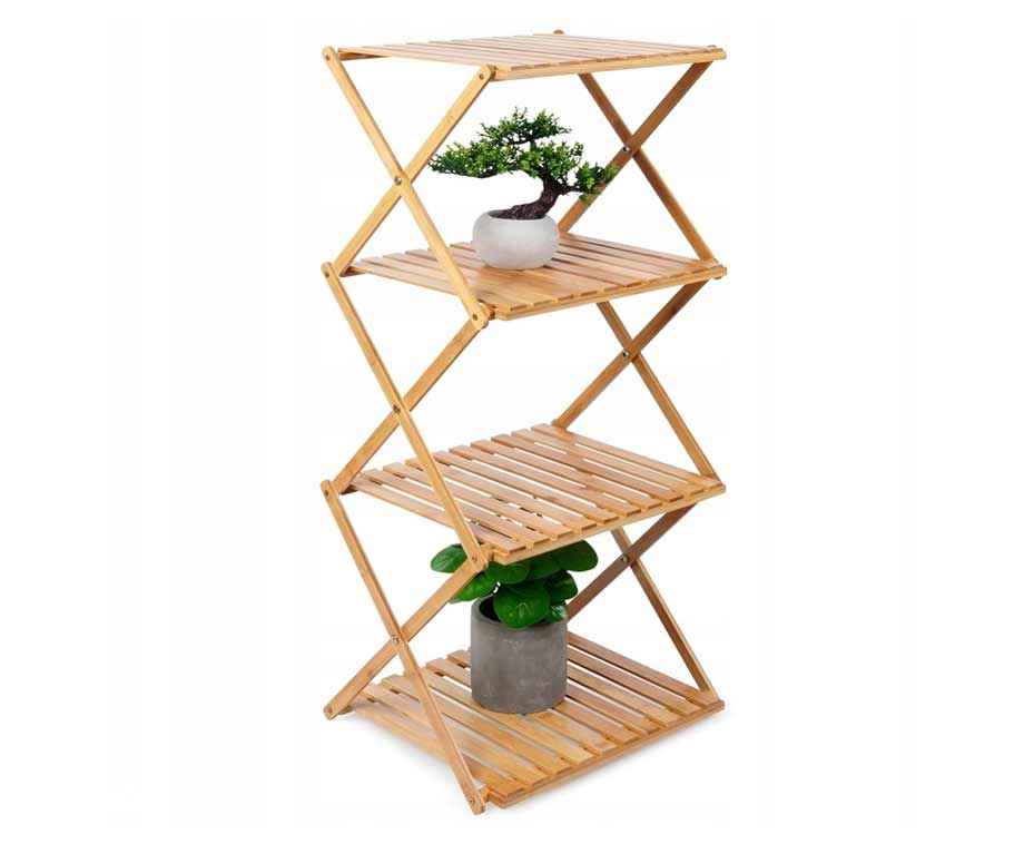 Opvouwbaar Opbergrek 4 Planken