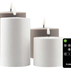 2-PACK Oplaadbare LED Kaarsen