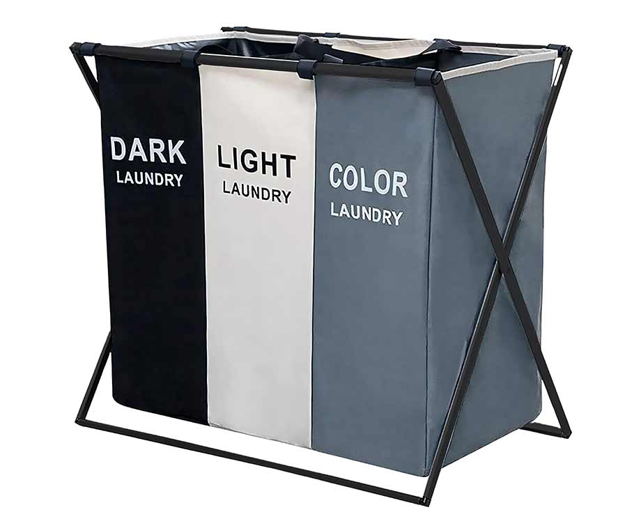 Opvouwbare Wasmand Met 3 Vakken