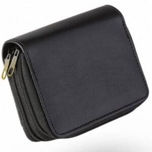 FEDEC Safe wallet portemonnee - Voor 24 pasjes - Zwart