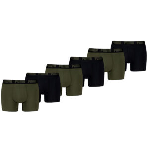 Puma Boxershorts Everyday Basic 6-pack Forest Night Tonal-L