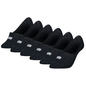 Puma Footies Dames Mesh 6-pack Zwart-35/38