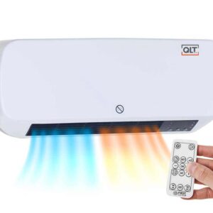 2-in-1 Energiezuinige Keramische Wandkachel 2000W Wit