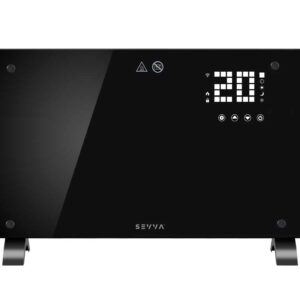 Slimme Paneelverwarming 2000W Zwart