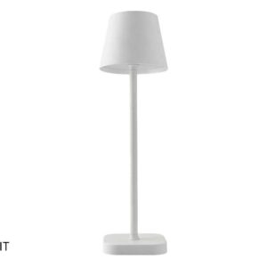 Draadloze Tafellamp Aluminium Wit