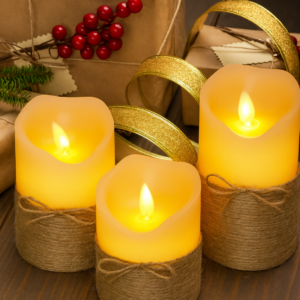 FlinQ LED Kaarsen Set - 3 Stuks