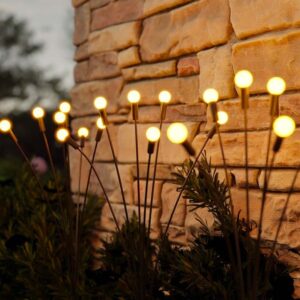 1+1 GRATIS | Solar Tuinlamp Windlicht Met 6 Lichtbollen