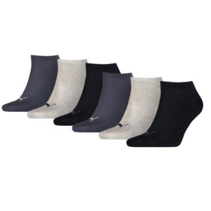 Puma Sneakersokken Plain 6-pack Navy / Grey / Nightshadow Blue-35/38