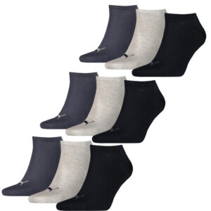 Puma Sneakersokken Plain 9-pack Navy / Grey / Nightshadow Blue-35/38