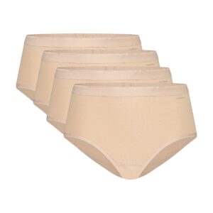 Ten Cate Basics Midi Slip 4-pack Beige-L