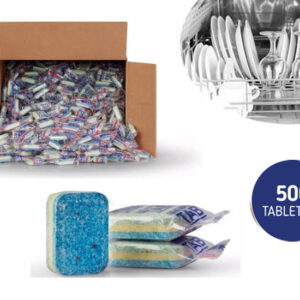 Fedec Vaatwastabletten 500 stuks - 3 laags - schoonmaak, glans en ontkalken