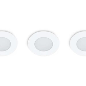 Prolight LED Inbouwspots Rond - 3x5W - IP65 - Wit (2de Kans Deal)