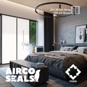 Airco deurafdichtingskit 211,5 x 120 cm met magneetsluiting