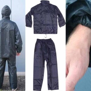 Lastpak Basic Regenpak met Capuchon - Blauw - Maat M tot 3XL