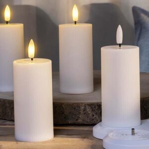 4 HI Oplaadbare Vlamloze LED Kaarsen