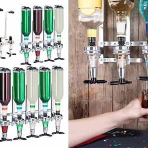 Nonna Drankdispenser - Bar Butler voor 3, 4 of 6 Flessen - Incl. Muurbevestiging
