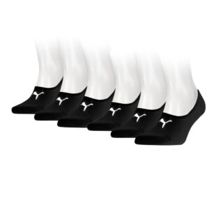 Puma Footies 6-pack Unisex Zwart-39/42