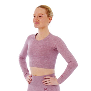 Xtreme Sportswear Croptop lange mouwen Dames Roze-M